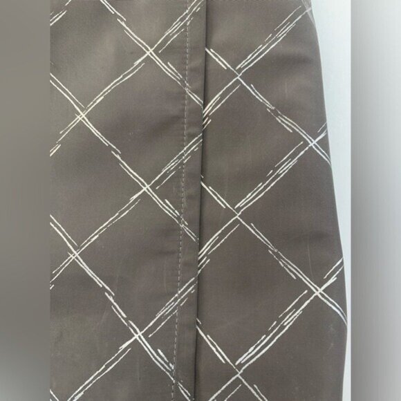 Vera Bradley Silver Nylon Crossbody Shoulder Bag Purse Diamond Pattern Adj Strap - Picture 9 of 11